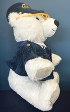 Load image into Gallery viewer, Polar Bear Plush- Conductor Bear
