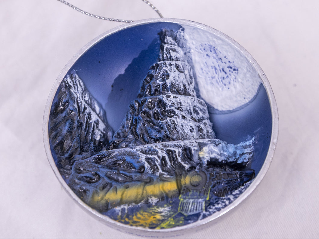 The Polar Express Resin Ornament Half Globe