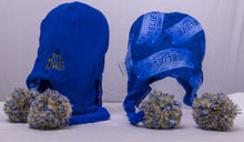 Load image into Gallery viewer, The Polar Express Believe Blue Ticket Youth Laplander Hat
