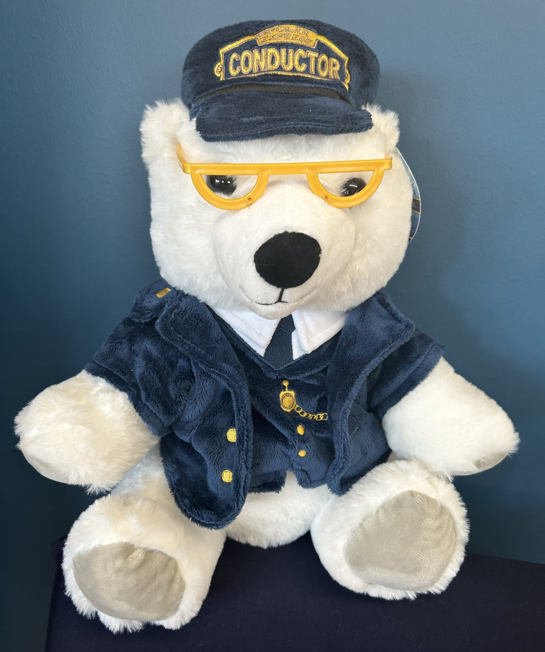 Polar Bear Plush- Conductor Bear